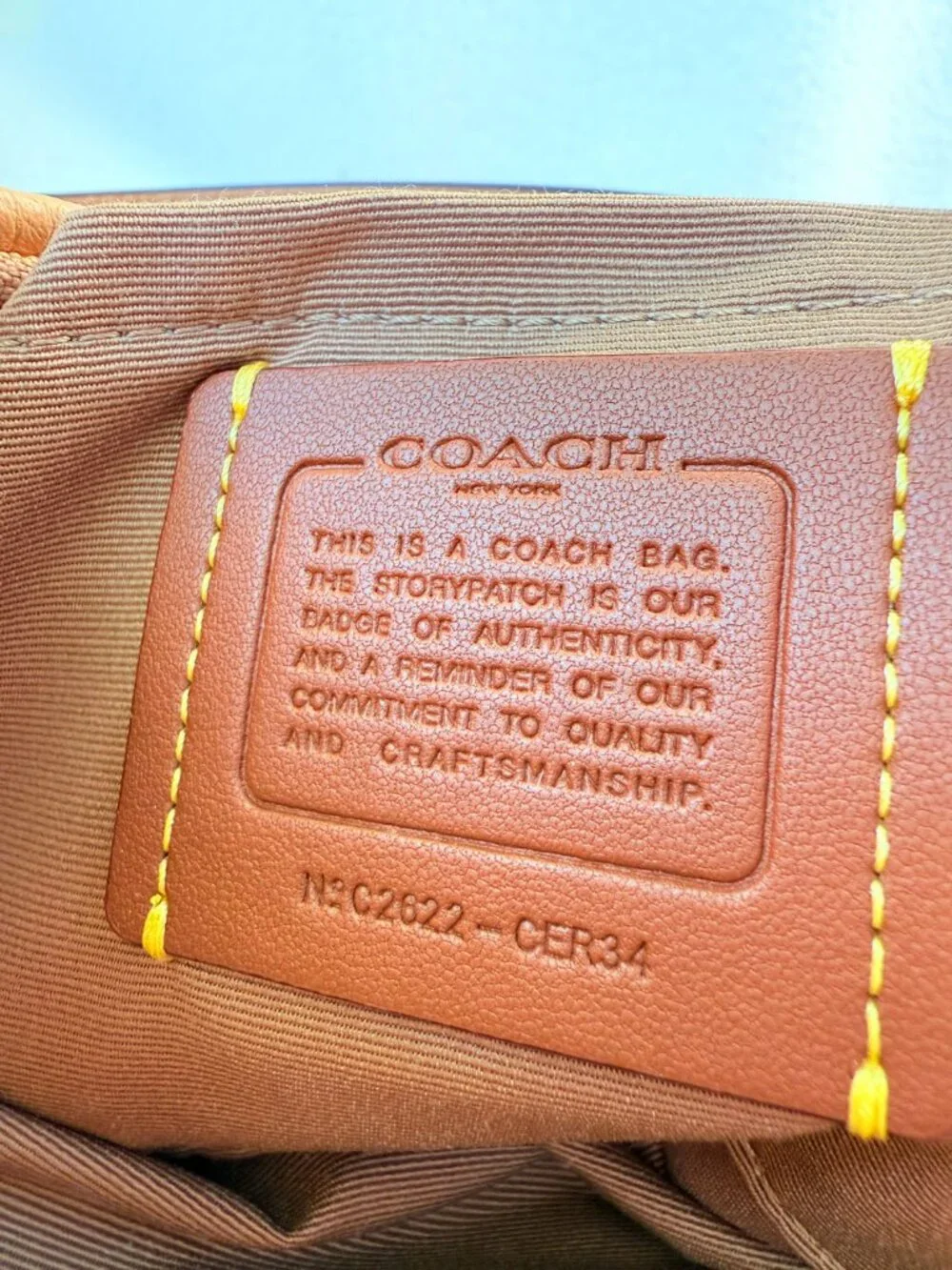 coach Teri Shoulder Bag With Stripes And Charm cer34 - Picture 10 of 14